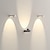 billige Vegglamper med LED-led veggbelysning，ideer metallglass ved sengekanten flush vegglampe i svart/hvit，7w 10w og egnet for korridorgarasjebelysning，varm hvit+hvit+nøytralt lys ip65 85-265v