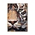 Недорогие Картины с животными-Картина маслом ручной работы, холст, настенное художественное украшение, абстрактное животное, тигр, для домашнего декора, прокатная бескаркасная нерастянутая картина