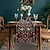 olcso Asztali díszterítők-William Morris ihlette art style print country stílusú asztali futó, konyhai étkezőasztal dekoráció, print dekor asztali futók beltéri kültéri parasztházhoz, esküvői születésnapi parti dekorációhoz
