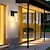 ieftine lumini de perete exterioare-Aplică modernă de perete de exterior, lumină de grădină rezistentă la apă, rezistentă la ploaie, culoar, balcon, terasă, soare, corp de iluminat cu LED-uri de cristal, suport de lumină 110-240v