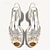cheap Wedding Shoes-Women&#039;s Wedding Shoes Bling Bling Glitter Crystal Sequined Jeweled Sparkling Shoes Bridal Shoes Rhinestone Stiletto Peep Toe Minimalism Satin Ankle Strap Black White Ivory