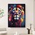 voordelige Schilderijen van dieren-grote leeuw olieverfschilderij op canvas handgeschilderde tijger abstract dier canvas schilderij muur kunst moderne impressionistische leeuw kunstwerk foto voor woonkamer slaapkamer muur home decor