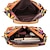 cheap Handbag &amp; Totes-Women&#039;s Handbag Tote Messenger Bag Cowhide Daily Holiday Zipper Color Block Contrast Color Nude Rainbow