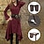 Χαμηλού Κόστους Ιστορικές &amp; Vintage Στολές-Ρετρό / Βίντατζ Μεσαίωνα Αναγέννησης Φορέματα Στολές Ηρώων Κολιέ Ζώνη Μέσης Περικάρπιο Βίκινγκ Ξένος Ranger Ξωτικό Γυναικεία Τοξοβολία Μασκάρεμα Απόκριες LARP Ρεν Φερ 1 Κολιέ