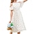 billige Festkjoler-formell kjole for jenter med halter-neck off shoulder-kjole med volangermer a-line festkjole 5-12 år