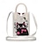 Недорогие универсальная сумка для телефона-Сумка на плечо с кошачьим узором, мини-сумочка, хит продаж, модная винтажная вязаная сумка, красочная женская сумка-тоут с хлопковой нитью