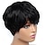 cheap Human Hair Capless Wigs-Pixie Cut Wigs For Black Women Short Straight Human Hair Wigs with Bangs Short Layered Pixie Wigs for Black Women