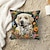 billige dyrestil-fløyels putetrekk utstoppet hundetrykk enkel uformell firkantet klassiske puteputer sovesofa stue dekorativ