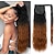 cheap Ponytails-Corn Wave Ponytail Extension Wrap Around Long Curly Wavy Pony Tail Extension Synthetic Black Ponytails Hairpiece for Women Girls