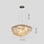 Недорогие Уникальные люстры-светодиодный подвесной светильник с цветочным дизайном, 40/60/75 см, стеклянная люстра, промышленный теплый белый цвет для спальни, столовой 110-240v85-265v