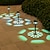 Недорогие Настенные светильники для улицы-2 шт. солнечный светильник для газона, уличный водонепроницаемый садовый проектор, светильник для двора, парка, дорожки, лужайки, патио, атмосферный свет