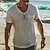 abordables T-shirts décontractés pour hommes-Homme T shirt Tee T-shirt Couleur unie Col V Plein Air Vacances Manches courtes Vêtement Tenue Mode Design basique