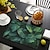 abordables Plaidemats &amp; Coasters &amp; Trivets-1 mantel individual de hojas, mantel de 12x18 pulgadas, manteles para decoración de fiesta, cocina y comedor