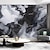 cheap Abstract &amp; Marble Wallpaper-Cool Wallpapers Black and White Wallpaper Wall Mural Marble Roll Peel and Stick Removable PVC/Vinyl Material Self Adhesive/Adhesive Required Wall Decor for Living Room Kitchen Bathroom