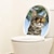 halpa Seinätarrat-kesäinen rantakookospuu, söpöjä kissanpentuja ja isonokkalintuja wc-tarra - irrotettava kylpyhuonetarra wc-istuimiin - kodin sisustusseinätarra kylpyhuoneisiin