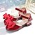 cheap Kids&#039; Princess Shoes-Girls&#039; Heels Dress Shoes Flower Girl Shoes Princess Shoes School Shoes Faux Leather Portable Breathability Non-slipping Princess Shoes Big Kids(7years +) Little Kids(4-7ys) Gift Daily Walking Bowknot