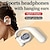 رخيصةأون سماعات لاسلكية ستيريو TWS-سماعة أذن واحدة 5.3 سماعات لاسلكية مع شاشة رقمية، وظيفة تعليق الأذن غير داخل الأذن، مضادة للسقوط أثناء التمرين، لا تضر الأذن بوقت استعداد طويل جدًا