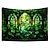 cheap Landscape Tapestry-Lucky Clovers Hanging Tapestry Wall Art Large Tapestry Mural Decor Photograph Backdrop Blanket Curtain Home Bedroom Living Room Decoration