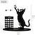 preiswerte Statuen-Katzenstifthalter für den Schreibtisch, Organizer-Stifthalter für Schlafzimmer/Büro, Metallschnitt-Wohndekoration für Tischdekoration, schwarze Geschenke für Katzenliebhaber, Pampasgrasvase