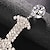 tanie Kolczyki-Damskie Kolczyki w kształcie obręczy Styl vintage Zwierzę Cenny Nowoczesne Duże Imitacja diamentu Kolczyki Biżuteria Srebrny / Złoty Na Impreza Studniówka Kij 1 para