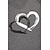 economico T-Shirt da donna-Per donna maglietta Con cuori Stampa San Valentino Fine settimana Essenziale Manica corta A V Rosso