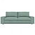 abordables IKEA Couvertures-Kivik housse de canapé 3 places matelassée 100% coton housses couleur unie série ikea kivik