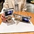 abordables Coques Samsung-téléphone Coque Pour Samsung Galaxy Z Flip 5 Z Flip 4 Z Flip 3 pour Femme Fille Avec Support Prise en charge de la charge sans fil Antichoc Papillon PC Métal