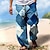 ieftine Pantaloni casual cu imprimeu pentru bărbați-Bărbați Vacanță Imprimeu 3D Hawaiană Tartan / Carouri Pantaloni Pantaloni cu picioare drepte Buzunare laterale Imprimare 3D Design Elastic cu Cordon Talie medie În aer liber Hawaiian Concediu