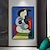 levne Reprodukce slavných obrazů-Ručně vyrobeno Hang-malované olejomalba Ručně malované Vertikální Slavné Lidé Moderní Klasické Bez vnitřní rám