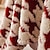 abordables Couvertures de canapé-couvertures pour canapé et lit, couverture de canapé douce et confortable avec jacquard pied-de-poule, couvertures et jetés décoratifs, couverture en velours chaud rouge pour mariage