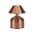 זול מנורות שולחן-5.5 אינץ&#039; מנורת שולחן בצורת פטריה נטענת מתכת עם עמעום בשלושה צבעים מנורת שולחן בסלון חדר שינה מקורה
