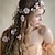 cheap Historical &amp; Vintage Costumes-Floral Princess Headpiece Accessories Head Jewelry Elven Women&#039;s Leaf Floral Halloween Party / Evening Headwear