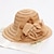 Χαμηλού Κόστους Fascinators-Γοητευτικά Καπέλα Καλύμματα Κεφαλής Ακρυλικό / Βαμβάκι Τύπου bucket Καπελίνα Καπέλο ηλίου Causal Αργίες Κομψό Βίντατζ Με Φτερό Φιόγκοι Ακουστικό Καπέλα