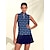 billige Designerkolleksjon-Dame POLO T-skjorte Mørkeblå Ermeløs Topper Dame golfantrekk Klær Antrekk Bruk klær