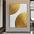 levne Abstraktní malby-velký ručně vyrobený zlatý minimalistický abstraktní obraz ručně malovaný moderní umění malba ručně malovaná bílá abstraktní malba zlatá 3d texturovaná malba zlatý list abstraktní malba