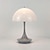 abordables Lámpara de mesa-Lámpara de mesa de aluminio con forma de seta, recargable, atenuación continua, interior, dormitorio, restaurante, bar, decoración, lámpara de ambiente tipo c