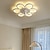 זול אורות תקרה-אור תקרה led מאוורר אור דק במיוחד שקט מודרני פשוט חדר שינה חדר עבודה מתכת אקריליק אור חם 1-אור 50 ס&quot;מ 110-120v 220-240v
