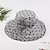 cheap Party Hats-Hats Headwear Organza Bucket Hat Floppy Hat Straw Hat Casual Holiday Elegant Vintage With Polka Dot Lace Side Headpiece Headwear
