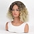 tanie Peruki najwyższej jakości-Blond peruki dla kobiet blond perwersyjne kręcone peruki afro amerykańskie peruki miękkie syntetyczne peruki dla kobiet mody ombre peruki