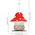 billiga Pathway Lights &amp; Lanterns-svampsolfågelmatare för utomhushängning, fågelmatare i metall för kardinal, finch, blåskrika, chickadee, sparv och vilda fåglar 3,5 lbs frökapacitet, present till fågelälskare
