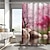 Χαμηλού Κόστους Κουρτίνες Μπάνιου-πανσέληνος λουλούδι αμπέλου swing εκτύπωση τοπίου με γάντζο κουρτίνα μπάνιου μοντέρνα πολυεστερική μηχανική επεξεργασία αδιάβροχο μπάνιο