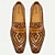 olcso Bebújós cipők férfiaknak-férfi naplopók retro római öszvérek vintage kézzel szőtt bőr penny