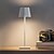 cheap Table Lamps-Cordless Table Lamp All Aluminum Dimming Desk Lamp with Infinite Touch Dimming Bedroom Bedside Atmosphere Desk Lamp Type-C Rechargeable