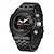 お買い得  デジタル腕時計-SANDA 男性 デジタルウォッチ 軍隊 屋外 スポーツ 腕時計 光る ストップウォッチ 目覚まし時計 デュアルディスプレイ シリコーン ステンレスストラップ 腕時計