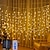 cheap LED String Lights-4M 13ft LED Solar Icicle String Lights Waterproof Wedding Decoration Curtain String Lights for Bedroom Patio Yard Garden Wedding Party