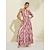 cheap Print Casual Dress-Satin Print One Shoulder Maxi Dress