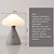cheap Table Lamps-Portable Dimmable Mushroom Lamp for Bedroom, LED Bedside Lamp with USB Charging, Cordless Nightlight for Home Decor