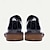 billiga Slip-ons och loafers till herrar-mäns vintage brunt läder loafers metallspänne
