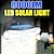 זול נורות קיר חוץ-מנורת קיר סולארית 2 ראשים led או cob ip65 עמיד למים גוף אדם חישה פונקציית גן חצר תאורת מוסך חיצוני מנורת קיר 1 pc