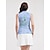 baratos Coleção de designers-Mulheres Camisa polo de caminhada Azul Sem Manga Blusas Roupas femininas de golfe, roupas, roupas, roupas
